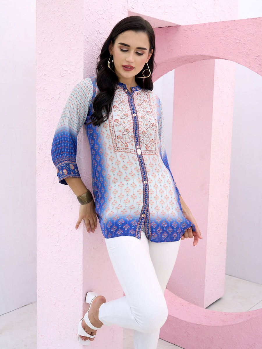 Beautiful Long Kurti-jacket in rayon-silk fabric with modern silhouettes. |  Stylish dresses, Kurti designs, Dress indian style