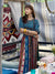 ZOLA Exclusive Round Neck Chiffon All Over Ethnic Print Blue Loose Fit Co-Ord Set For Women