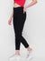 ZOLA Denim Black Solid Ankle Length Basic Jeans for Women