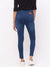 ZOLA Dx Blue Skinny High Rise Ankle Length Denim Jeans for Women