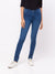 ZOLA Dx Blue Skinny Fit Full Length Denim Jeans For Women