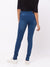ZOLA Dx Blue Skinny Fit Full Length Denim Jeans For Women