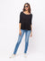 ZOLA Stone Blue Skinny Fit Full Length Denim Jeans For Women