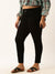 ZOLA Black Slim Fit High Rise Ankle Length Denim Jeans For Women