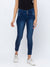 ZOLA Dx Blue Slim Fit Ankle Length Denim Jeans For Women