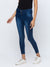 ZOLA Dx Blue Slim Fit Ankle Length Denim Jeans For Women