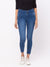 ZOLA Stone Blue Slim Fit Ankle Length Denim Jeans For Women